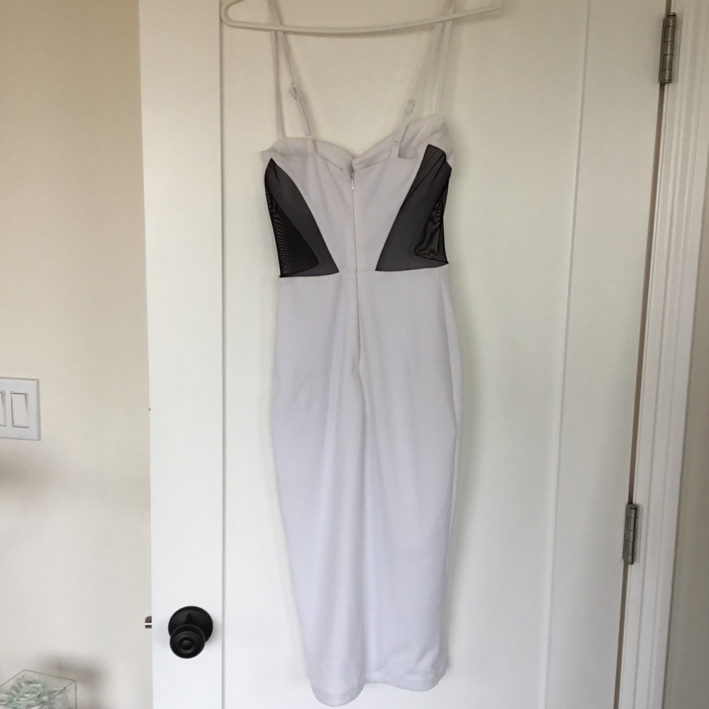 Nookie Bianca white dress with black mesh - Picture 5 of 11